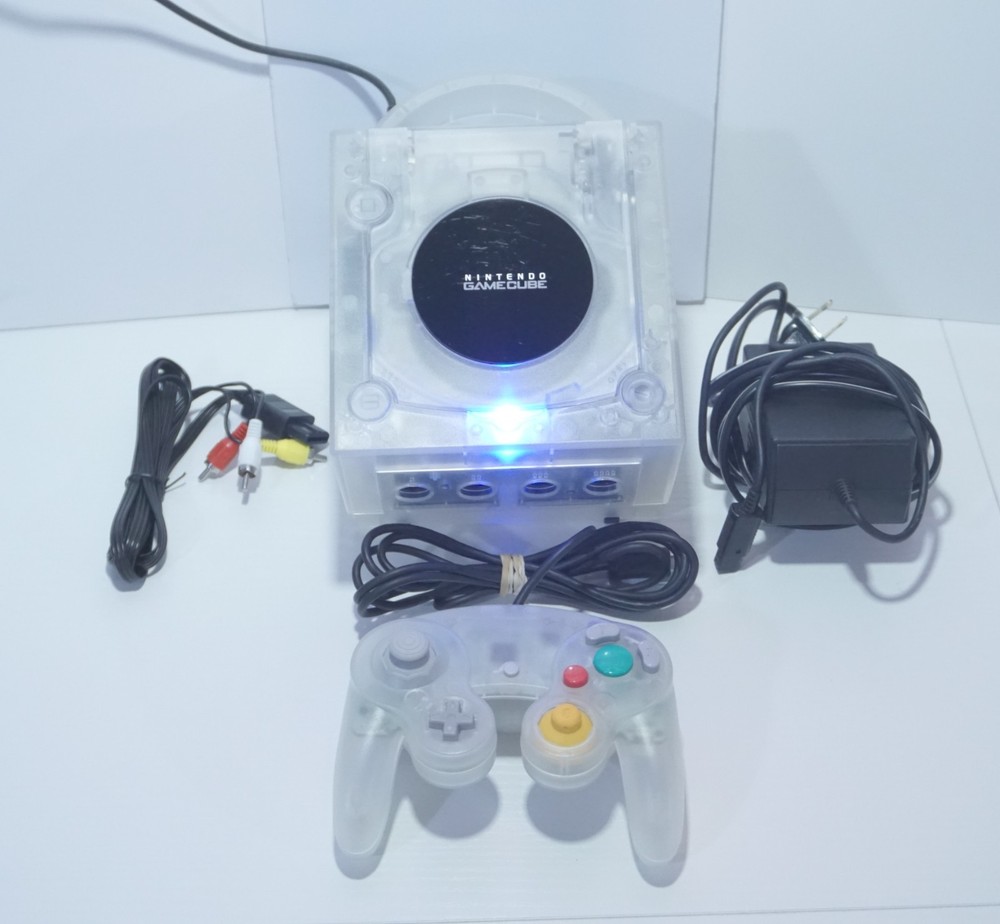 Various Colors Nintendo GameCube Console DOL-001 (USA) and Controllers Reshelled