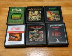 Atari 2600 RCA AV Mod with Controllers, 6 Games. Works Great!
