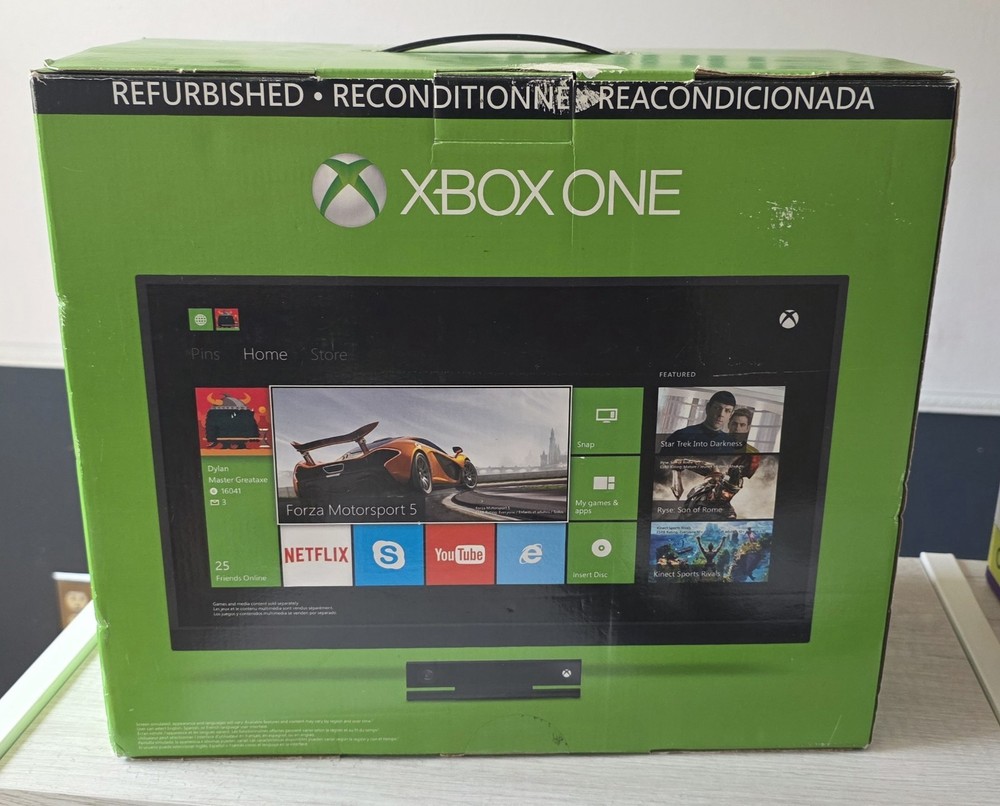 Microsoft Xbox One Console Black with HDMI, Wi-Fi Capability