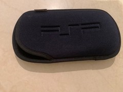 Sony PSP Console with AC Adapter, Memory Card, Case & Strap