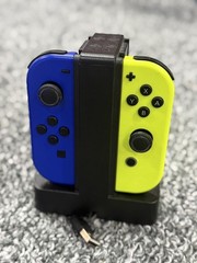 Nintendo Switch 1 Handheld System Black/Grey w/Accessories Joycons Tested Works
