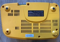 Nintendo 64 Pikachu Blue Yellow Console W/ 2 Pikachu Controllers Tested Japan