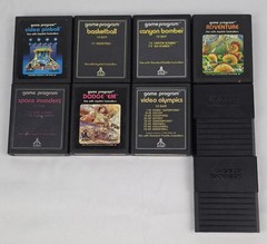 Atari 2600 Darth Vader Console Bundle TESTED – 33 Games –3 Controllers– COMPLETE