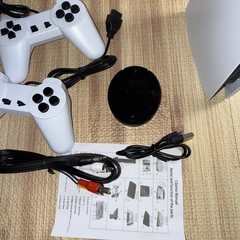 GameStation 5 Home Console 8-Bit Composite RCA, Two Controllers, Black/White