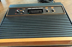 Atari 2600 Console CX-2600A 4-Switch Made in Taiwan Works Perfect Console Only!