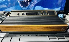 ATARI 2600 CX-2600A CONSOLE/2 JOYSTICKS + SET OF PADDLES TESTED & COMBAT 6/5 EXC
