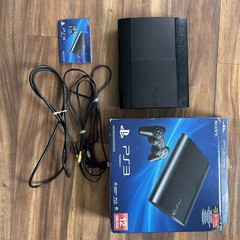 PlayStation 3 Console Black (tested) with One Game (Battlefield 4)