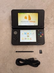 Nintendo New 3DS Black Edition Handheld System Console With Charger USA Seller