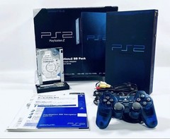 SONY PlayStation2 SCPH-50000 Midnight Blue AC100V Tested Japanese Region Lock
