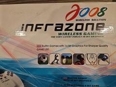 InfraZone 2008 Wireless Solution Home Console Wireless Gaming White Blue 16 Bit