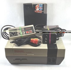 Nintendo OEM NES Console With Controller Mario Game AV Cable Power Supply RF