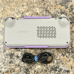 Retroid Pocket 4 Pro + Grip, Custom Handheld, 128GB + 255GB Card, Ready To Play