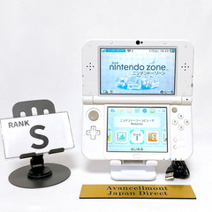 New Nintendo 3DS XL LL Pearl White Console Stylus Japan Tested Working Rank S