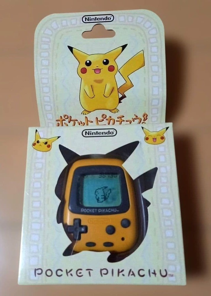 Nintendo Pocket Pikachu Pedometer Virtual Pet Step Counter Game Device with Box