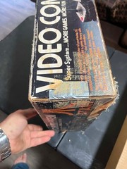 ATARI CX-2600A VIDEO COMPUTER SYSTEM 1980 Original Box With Games SEE PICS WORK