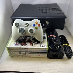Xbox 360 S Slim 4GB Console Bundle Controller Lot Of 5 Games #ML36