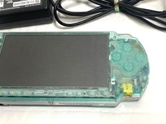 PSP 2000 Playable Set Excellent Condition Custom Skeleton Green