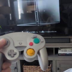 Nintendo GameCube Silver Console Bundle w/ Controller Cables Memory Cards TESTED