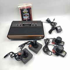 Atari CX-2600A Video Computer System Console Bundle with Controllers – Untested