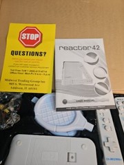 Wireless Gaming System Reactor Interactive 42 Built in Games Platinum