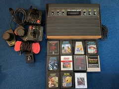 Vintage Atari 2600 Console Bundle – Original System, Controllers & Games