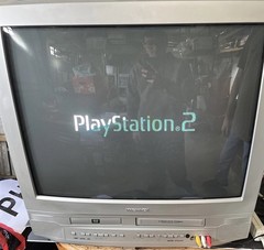 Sony PlayStation 2 Console – Black W/ controller and power cable – Tested