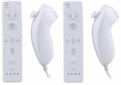2-REMOTE Nintendo Wii System Bundle Set RVL-001 Console WHITE video game OG USA