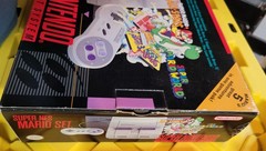 Super Nintendo SNES Console Mario Box Set with 8bitdo Bluetooth Retro Receiver
