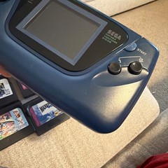 Sega Game Gear Blue Console – Recapped, IPS LCD Screen Mod w/ Games Tested