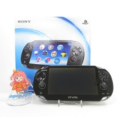 【Excellent】Sony PS Vita PCH-1000 Crystal Black Wi-Fi Model Console #DEN0524/01