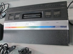 Atari 2600 JUNIOR CONSOLE w/ Controllers & Extras TESTED Vintage 1986 JR #2