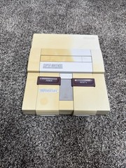 Super Nintendo SNES Console System Bundle w/OEM Controller Cables Game WORKING