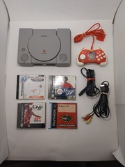 Sony PlayStation 1 PS1 Console Bundle with Controller, Cords, Memory And Games