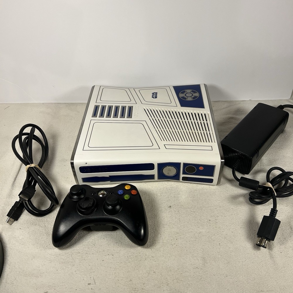 Microsoft Xbox 360 320GB Star Wars Limited Edition R2D2 Bundle