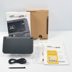 New Nintendo 3DSLL Metallic Black Upper Screen IPS LCD Screen Playable Set Test