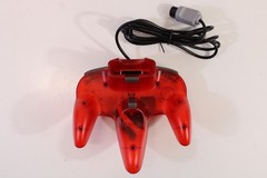 Nintendo 64 Clear Red Console Controller AC S-Video to HDMI N64 NTSC REGION FREE