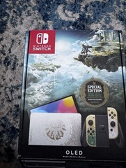 Nintendo Switch OLED Special Edition Console White Gold Wi-Fi Zelda Joy-Cons