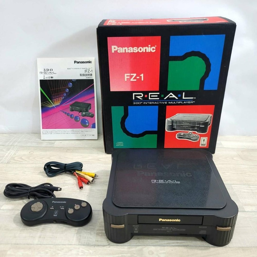 Panasonic 3DO REAL FZ-1 Japan Console w/ Box Controller Used Japan