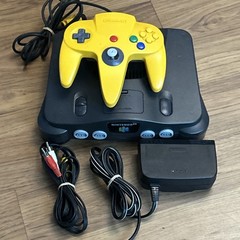 N64 Nintendo 64 Console With Cords Oem Controller Jumper Pak Tested Working