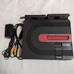 Sharp Twin Famicom console system Choose Red Black NTSC-J Nintendo