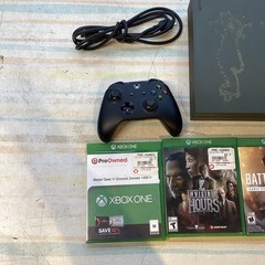 Microsoft Xbox One S Army Green 512GB 1 Contoller, 4 Games,
