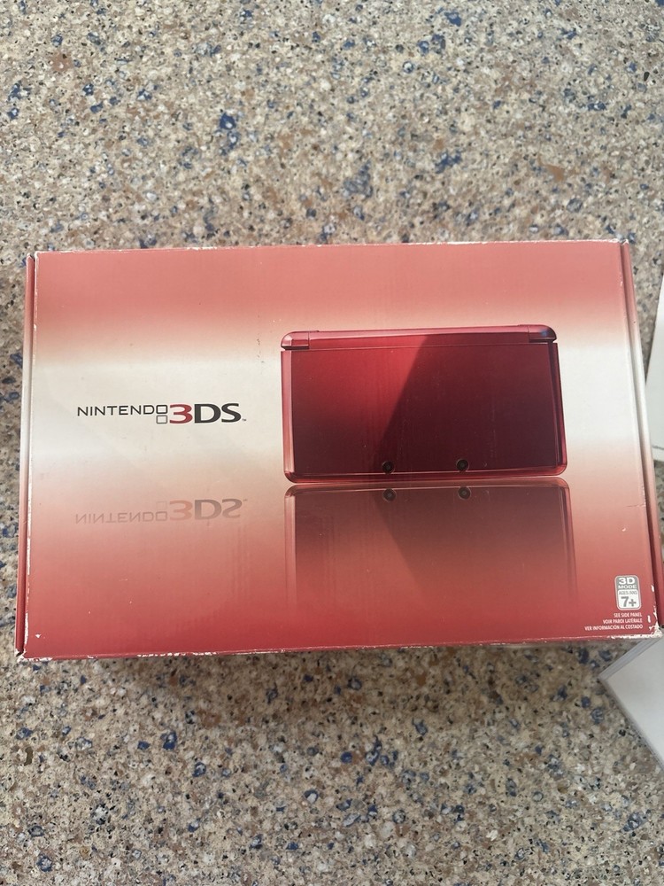 Flame Red Nintendo 3DS System Console CIB Complete IN Box! Tested Free shipping