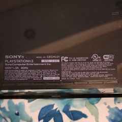 Sony PlayStation 3 Black Console Blu-Ray Compatible HDMI USB