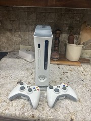 Microsoft Xbox 360 Console – White Tested For Parts Or Repair Sticky Disc Drive