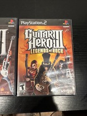 SONY Playstation2 PS2 Console With Box – Guitar Hero Bundle – Guitar+games