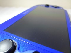 Sony PlayStation PS VITA Sapphire Blue OLED Handheld Console PCH-1100 w/ Extras