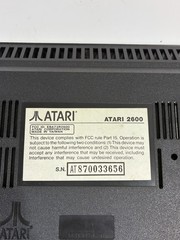 Authentic ATARI 2600 Junior Rainbow Console W Power Cord Great Cond Untested