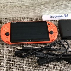 PS Vita PCH-2000 Console Neon orange with Accessories Sony PlayStation Japan