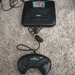 Sega Genesis Bundle (MK-1631) – Controller, Power & A/V Cables + Sonic 2 Game