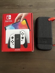 CIB Nintendo Switch OLED Console White with Accessories ADULT OWNED